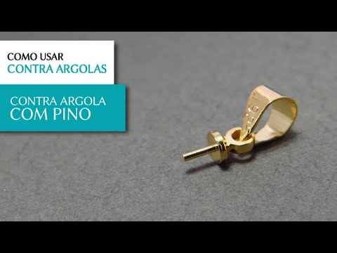 Como Usar Contra Argola Pino na Montagem de Semijoias - Pedra Mística