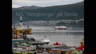 preview picture of video 'MS Nordnorge - første sørtur etter TV-programmet Hurtigruten minutt for minutt'