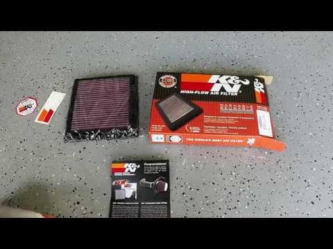 Jeep Renegade K&N Filter Installation (air filter replacement)