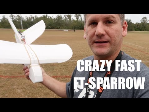Crazy Fast - Flite Test - 6S Ft-Sparrow - NEW FlyColor 50A ESC