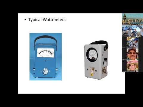 What is a watt? Why 50 ohms? Presentation to members of San Diego ARES via Zoom on 5-14-2022
