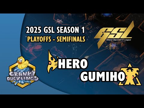 herO vs GuMiho - PvT | 2025 GSL Season 1: Playoffs - Semifinals | StarCraft 2 Tournament