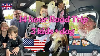 14 hour road trip with 3 kids - Boston to Williamsburg