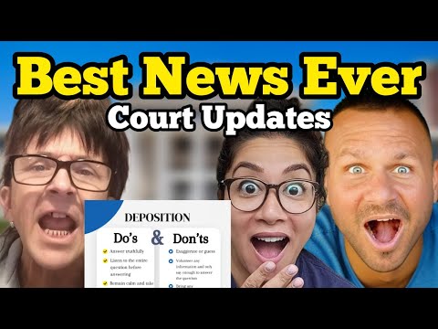 BEST NEWS EVER - Court Updates