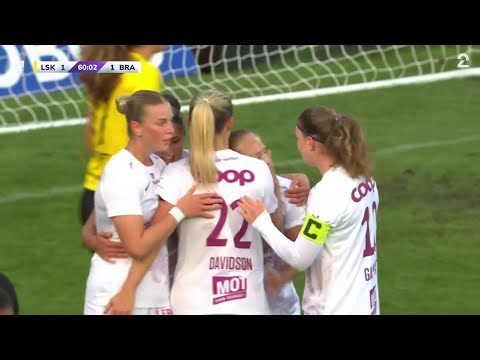 LSK Kvinner 1 - 5 Brann - Høydepunkter