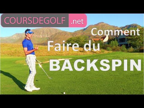 Cours de golf video : Faire du Backspin. Proposé par Renaud Poupard