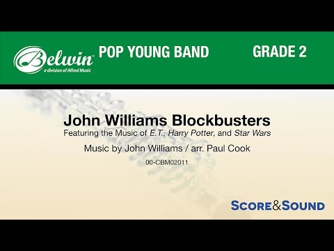 John Williams Blockbusters, arr. Paul Cook – Score & Sound