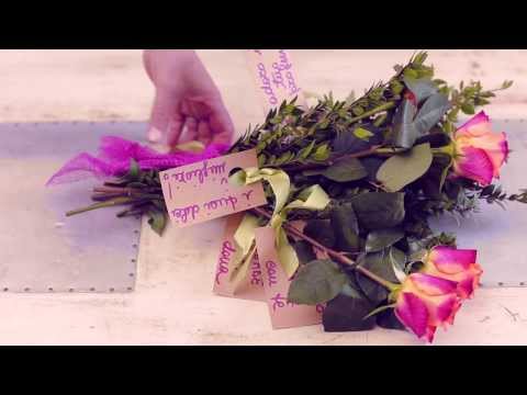 Un mazzo di fiori personalizzato