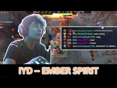 INYOURDREAM - DIBACOTIN JHOCAM & MIZU, IYD LANGSUNG NGAMUK. EMBER SPIRIT HIGHLIGHT