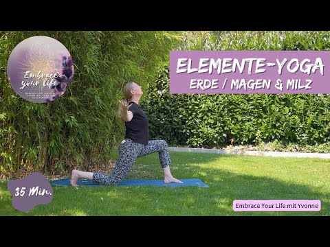 ☯️  Yin und Yang Yoga - 🌻 35 Min. Spätsommer-Praxis für das Element Erde / Meridiane Milz & Magen