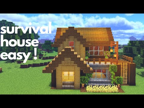 Ultimate Minecraft Survival House Build #1 | Happy New Year!