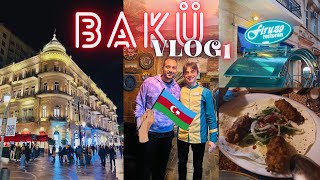 Bakü VLOG 1/5 | Azerbaycan Bakü'yü İlk Günden Çok Sevdik! UCUZ, VİZESİZ Bakü Gez