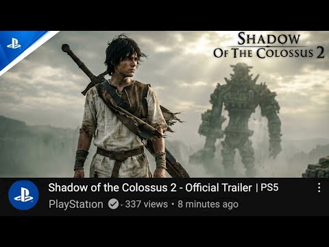 Shadow of the Colossus 2 - First Trailer | Team Ico | PS5 | Concept