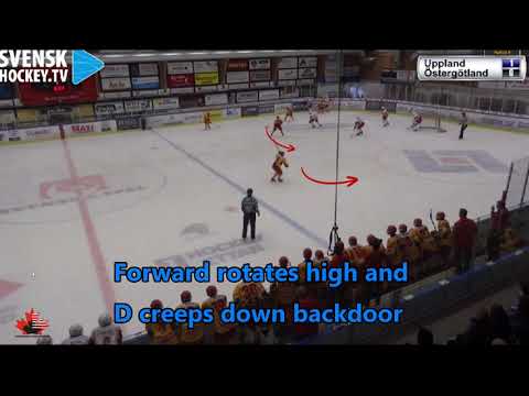 OZ   TV Pucken Play with wide creeping D calling for 3rd man high