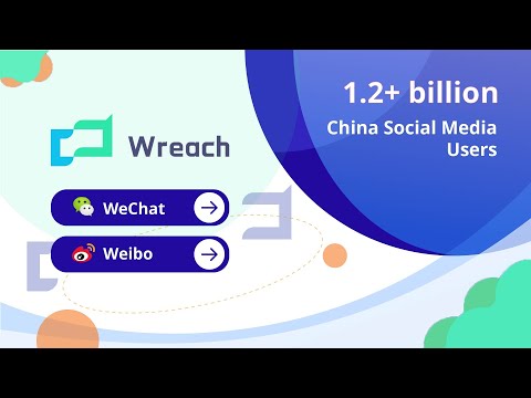 Wreach - 1.2+ Billion Users via WeChat & Weibo