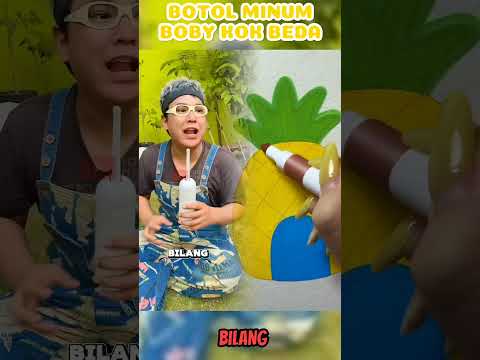 Botol Minum Boby Kok Beda || #viralshorts #satisfying