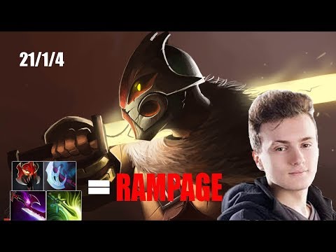 Miracle crazy Juggernaut  - Party Ranked Match with AliceXZ - Rampage Dota 2