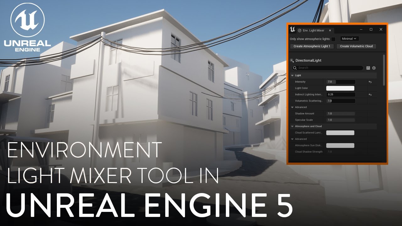 Using The Environment Light Mixer Tool In Unreal Engine 5