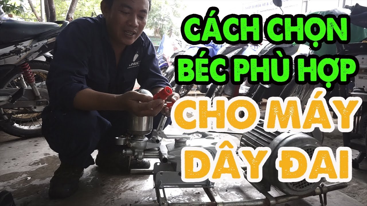 Máy rửa xe dây đai yếu nước tụt áp | Nguyên nhân - Giải pháp 5
