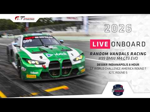 LIVE | OB CAR 99 | Pre-Qualifying | Indianapolis Motor Speedway | DESDER Indianapolis 8 Hour 2026