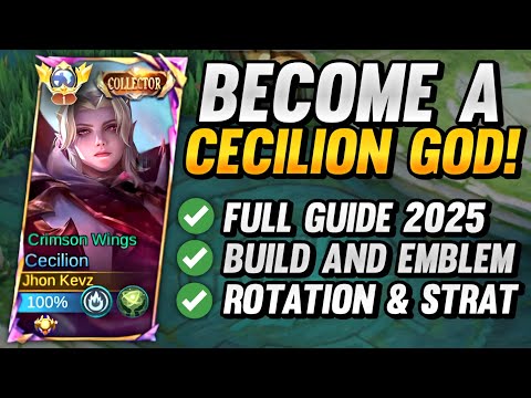 MASTER CECILION IN 3 MINUTES! TOP PRO SECRETS REVEALED | FULL GUIDE 2025 | BEST BUILD & EMBLEM