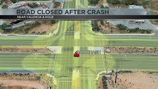 Tucson traffic alert: Crash closes South Kolb Road