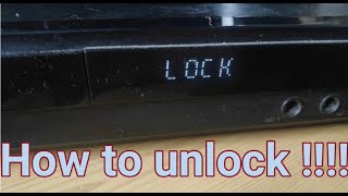 Samsung home theater how to unlock disc