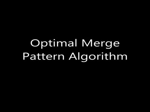 Optimal Merge Pattern   - Calculate cost - Greedy algorithm An example in Hindi and Urdu