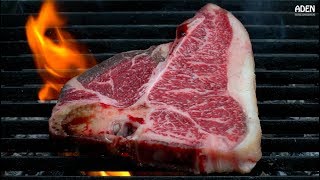 Wagyu Porterhouse Steak - on Charcoal