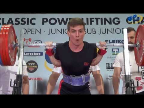Men Open, 59 to 74 kg - European Classic Powerlifting Championships 2017