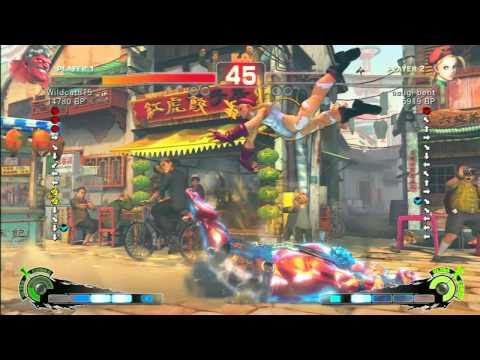 SSF4 Rank Match  Wildcat815 (HK)  vs  osugi bent (CA)