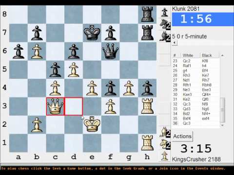 Chess World.net: LIVE Blitz #876 vs Klunk (2081) - Czech Benoni defense (A56) (Chessworld.net)