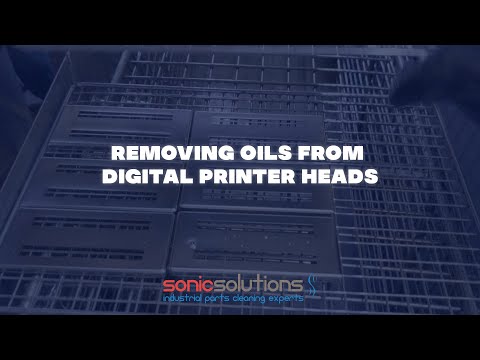 Removing Oils From Digital Printer Heads