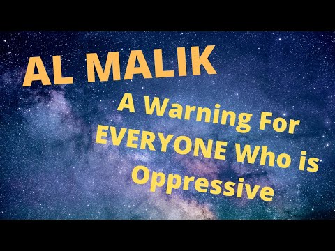 Khutbah 20 - Al Malik - A Warning For The Oppressors