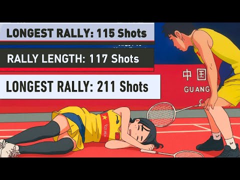 World's Longest Badminton Rally in each Discipline