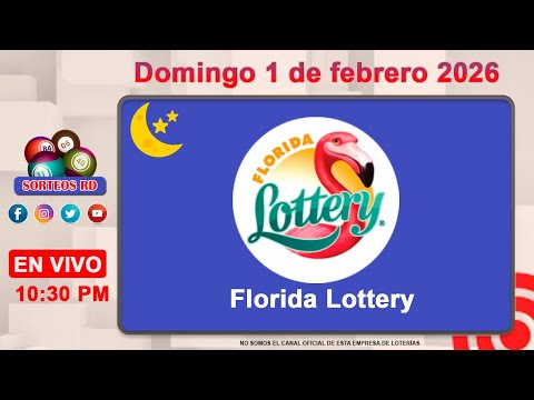 Florida Lottery EN VIVO | Domingo 1 de febrero 2026  #floridalottery ​