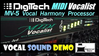 Video thumbnail for DigiTech MV-5 MIDI Vocalist Harmony Processor: Vocal Sound Demo by Powercoat Music