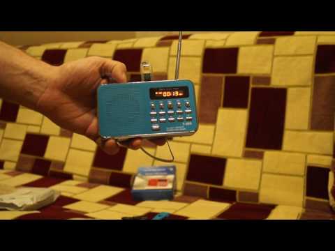 T-205 Digital FM Radio, Music Player