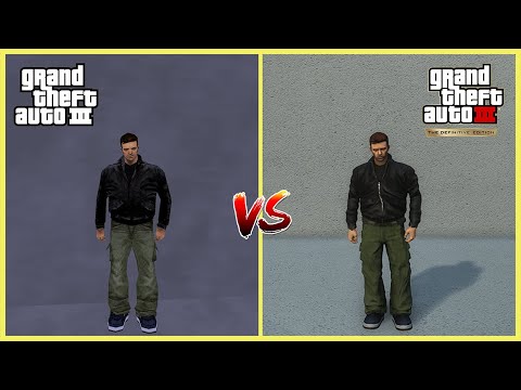 GTA 3: vs The Definitive Edition Comparison of Details!