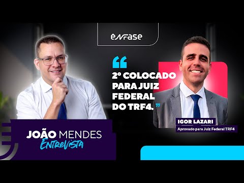 2º Colocado para Juiz Federal do TRF4 | JM Entrevista Igor Lazari