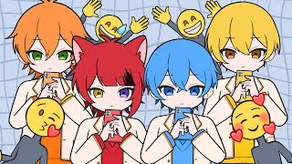 【❤💛】いちにーさんはい - 【MV】お返事まだカナ💦❓おじさん構文😁❗️／すとぷり【歌ってみた】