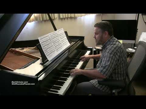 J.S. BACH: Variation 26 from "Goldberg Variations" | Cory Hall, pianist