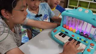 Land of B. Hippo Pop Toy Piano for Kids: Review with Raiden - Unbox, Play it Nice, & Laugh Together