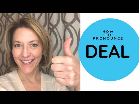 如何給DEAL發音 - 英語發音課程 (How to Pronounce DEAL - English Pronunciation Lesson)