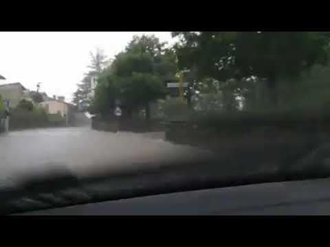 Video nubifragio Niella Tanaro 28 maggio 2019