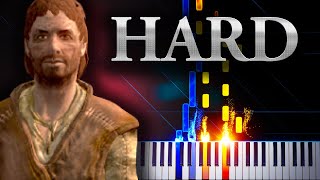 The Bannered Mare (from The Elder Scrolls V: Skyrim) - Piano Tutorial