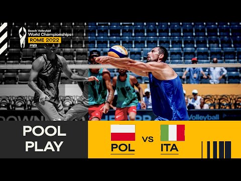 Bryl/Losiak 🇵🇱 vs. Lupo/Ranghieri 🇮🇹 - Pool Play Highlights Rome 2022 #BeachWorldChamps