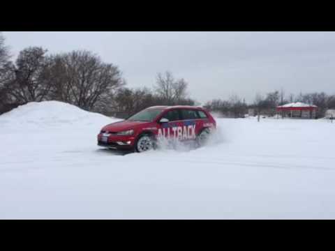 VW Alltrack loving the snow!