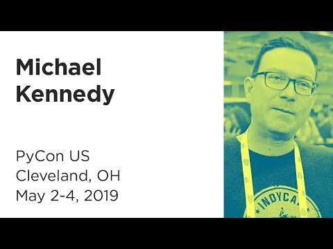 Michael Kennedy at PyCon 2019