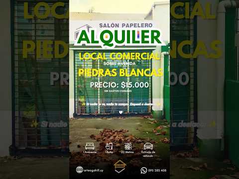 Video de YouTube - Local en Alquiler  en Piedras Blancas, Montevideo